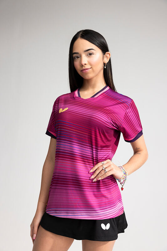 Butterfly Nagano Lady T-shirt purple